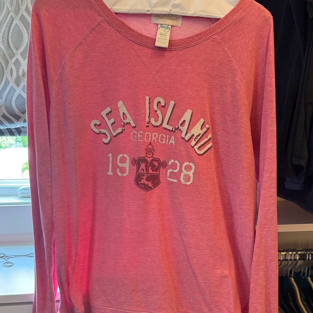 Pink Sea Island Georgia Sweatshirt